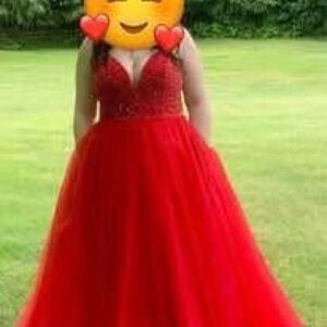 Elegant Red Ball Gown